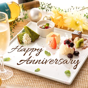 ANNIVERSARY　メッセージ付きデザートプレート