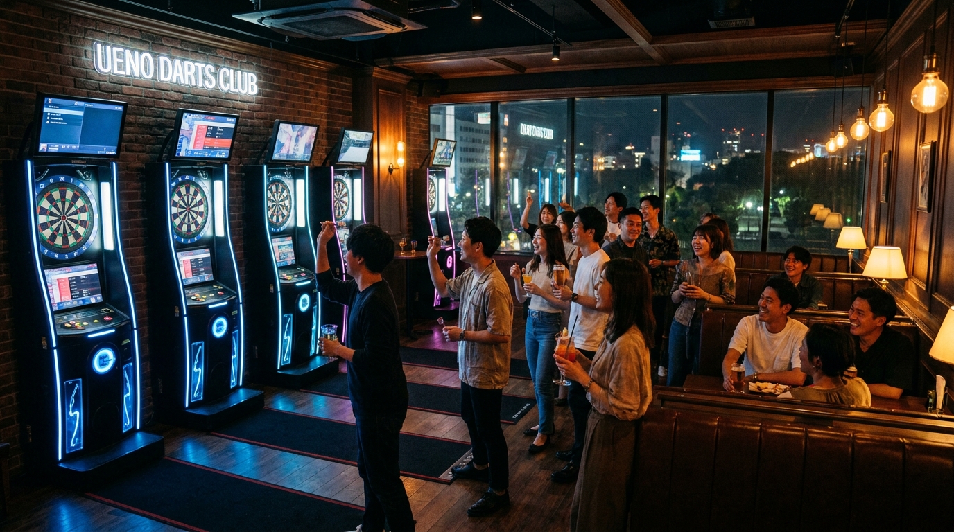 上野で最高のダーツ体験を！REGALOで愉しむ冬の夜の過ごし方